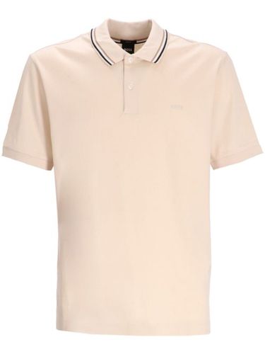 BOSS polo en coton - Tons neutres - BOSS - Modalova