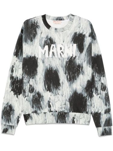 Marni sweat à logo imprimé - Gris - Marni - Modalova