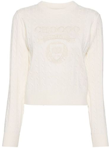 Pull à broderies - CHOCOOLATE - Modalova