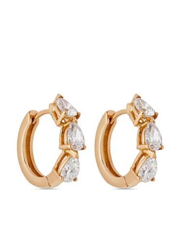Boucles d'oreilles Bold en or 18ct pavées de diamants - Jewels Aficionado - Modalova