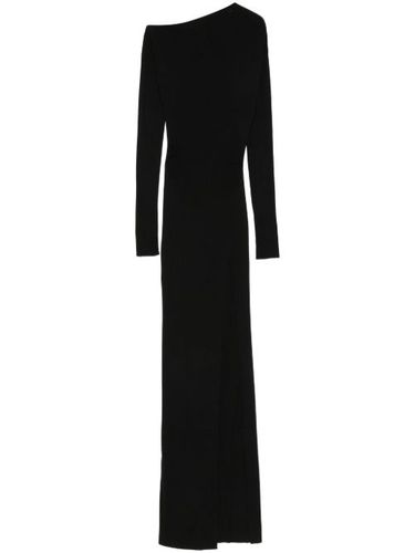 Robe asymétrique en maille fine à coupe mi-longue - Aya Muse - Modalova
