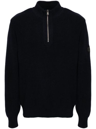 Pull zippé à patch logo - Barbour - Modalova