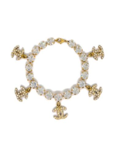 Bracelet strassé à logo CC (1996) - CHANEL Pre-Owned - Modalova