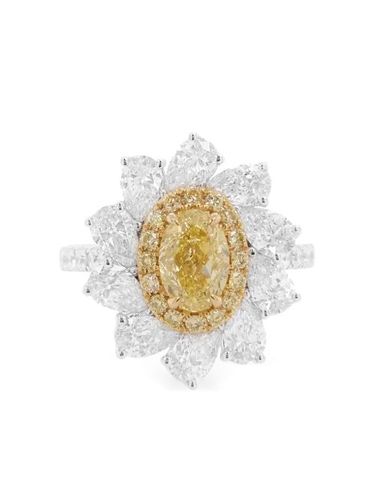Bague en or blanc 18ct pavée de diamants - HYT Jewelry - Modalova