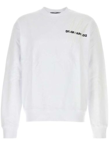 Sweat en coton à logo imprimé - DSQUARED2 - Modalova
