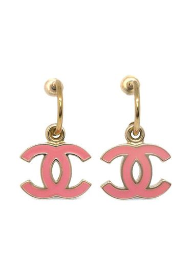 Boucles d'oreilles à logo CC (années 2010) - CHANEL Pre-Owned - Modalova
