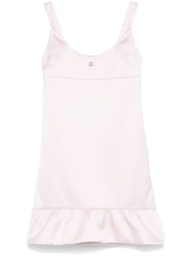 Robe courte en satin à motif 4G - Givenchy - Modalova