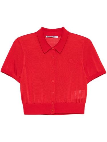 Cardigan à logo brodé - Alexander Wang - Modalova