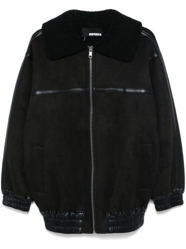 Veste bomber en cuir artificiel - ROTATE BIRGER CHRISTENSEN - Modalova