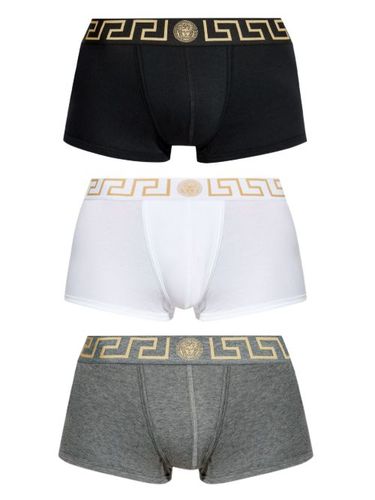 Lot de trois boxers Greca Border - Versace - Modalova