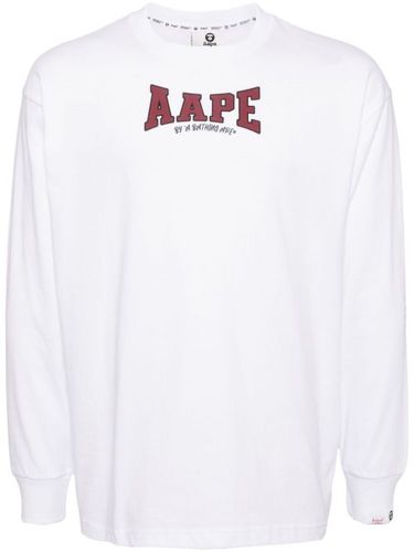 T-shirt à logo imprimé - AAPE BY *A BATHING APE® - Modalova