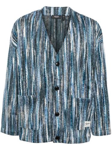 FIVE CM cardigan à rayures - Bleu - FIVE CM - Modalova