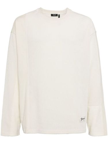 FIVE CM pull à patch logo - Blanc - FIVE CM - Modalova