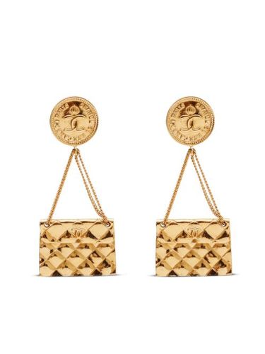 Boucles d'oreilles Classic Flap (1998) - CHANEL Pre-Owned - Modalova