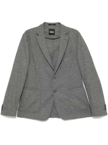 Blazer à simple boutonnage - BOSS - Modalova