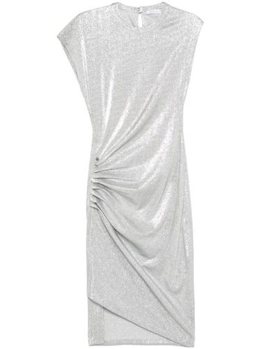 Robe courte drapée à design asymétrique - Rabanne - Modalova