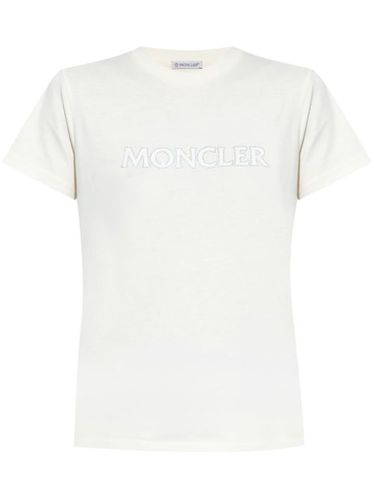 T-shirt à logo orné de cristaux - Moncler - Modalova