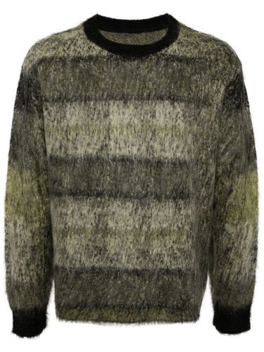 X Neil Barrett pull à rayures en jacquard - CROQUIS - Modalova