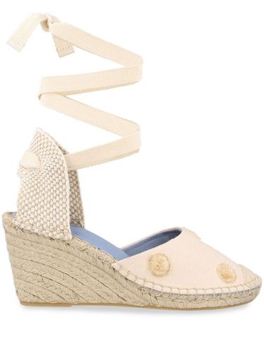 Espadrilles Anabela 90 mm à pompons - Blue Bird Shoes - Modalova