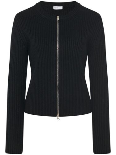 Cardigan zippé en maille nervurée - Rosetta Getty - Modalova