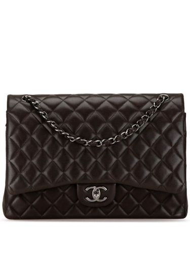 Grand sac porté épaule Double Flap médium (2013-2014) - CHANEL Pre-Owned - Modalova
