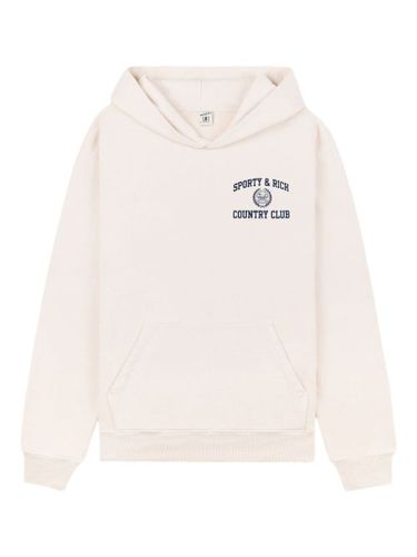 Hoodie à détail de logo - Sporty & Rich - Modalova