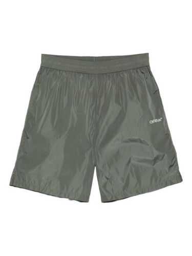 Short de bain à logo imprimé - Off-White - Modalova