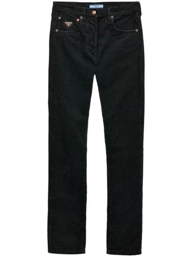 Jean cigarette à patch logo - Prada - Modalova