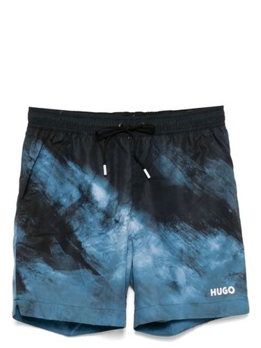 Short de bain à imprimé graphique - BOSS - Modalova