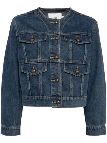 Veste en jean à design sans col - b+ab - Modalova