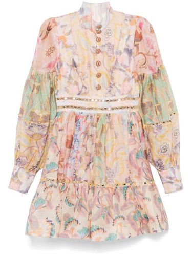 Robe Illustration Mirror à coupe courte - ZIMMERMANN - Modalova