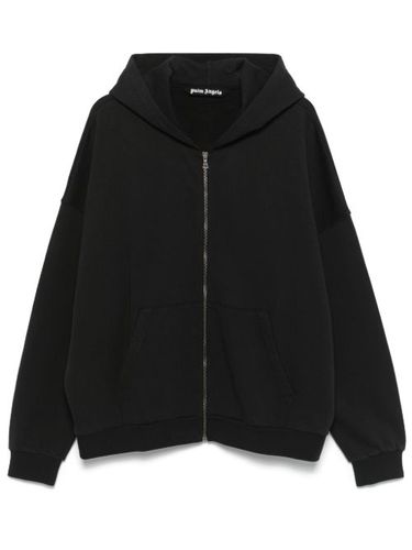 Hoodie à logo incurvé - Palm Angels - Modalova