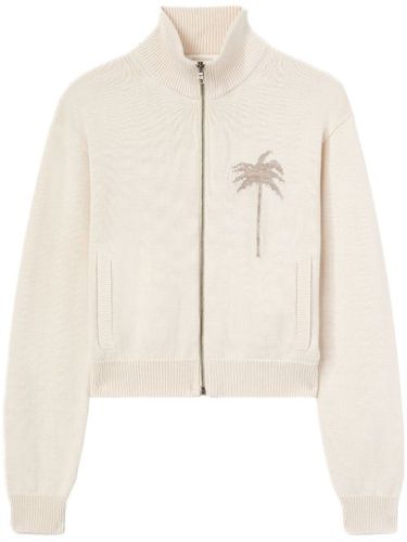 Haut en maille à imprimé palmier - Palm Angels - Modalova