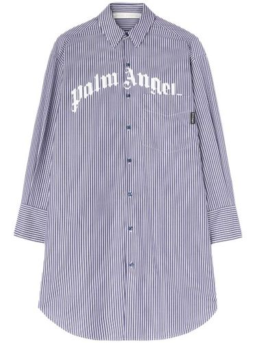 Robe mi-longue à rayures - Palm Angels - Modalova