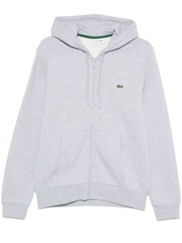 Lacoste hoodie à patch logo - Gris - Lacoste - Modalova