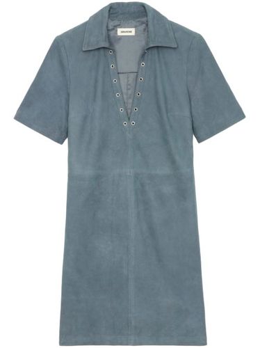 Robe courte en cuir - Zadig&Voltaire - Modalova