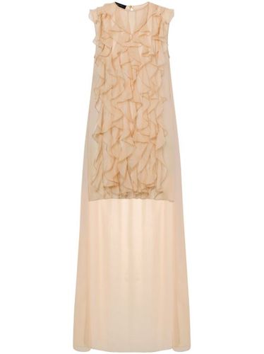 Blouse à détails de volants - Alberta Ferretti - Modalova