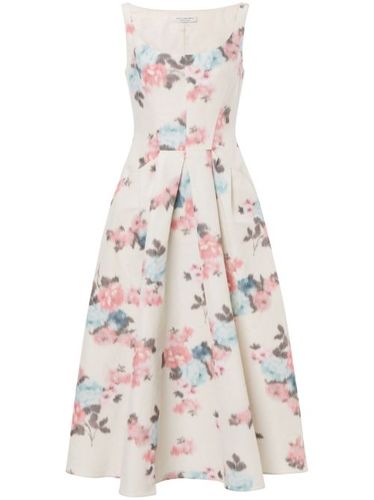 Robe mi-longue à fleurs - Philosophy Di Lorenzo Serafini - Modalova