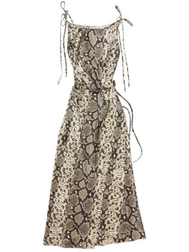 Robe à imprimé peau de serpent - Acne Studios - Modalova