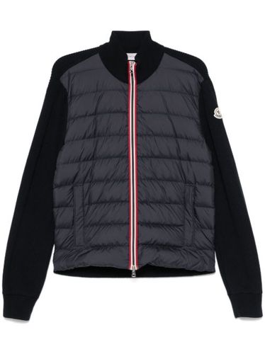 Cardigan à empiècements matelassés - Moncler - Modalova