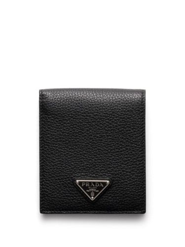 Portefeuille à logo triangulaire en émail - Prada - Modalova