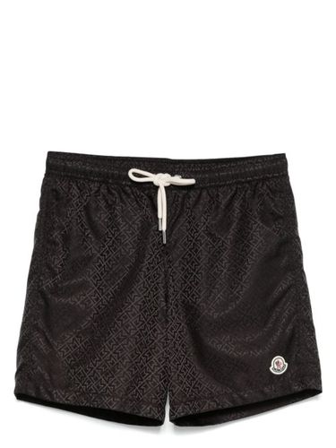 Short de bain à motif monogrammé - Moncler - Modalova