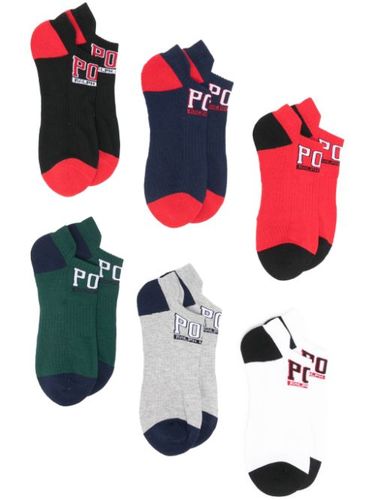 Lot de six chaussettes à logo intarsia - Polo Ralph Lauren - Modalova