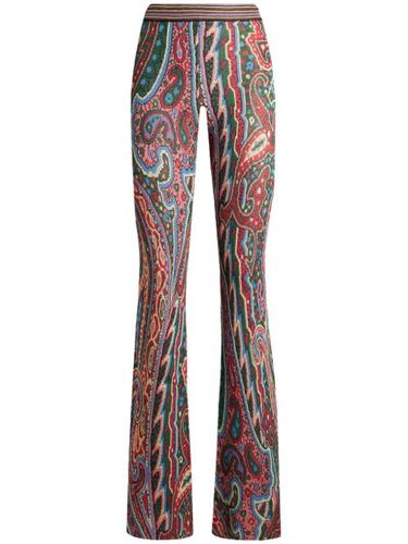 Pantalon en maille à motif cachemire - ETRO - Modalova