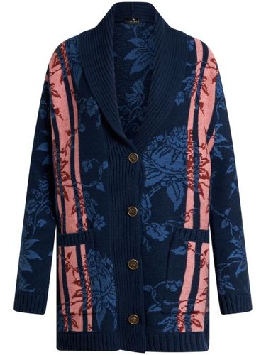 Cardigan long à taille ceinturée - ETRO - Modalova