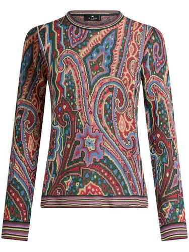 Pull à motif cachemire en jacquard - ETRO - Modalova