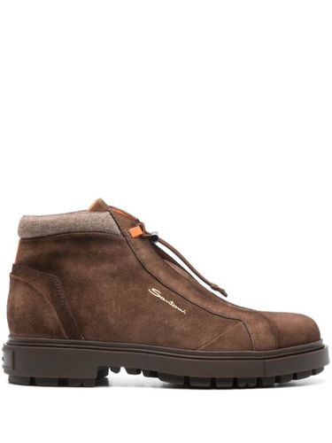 Santoni bottines en daim - Marron - Santoni - Modalova