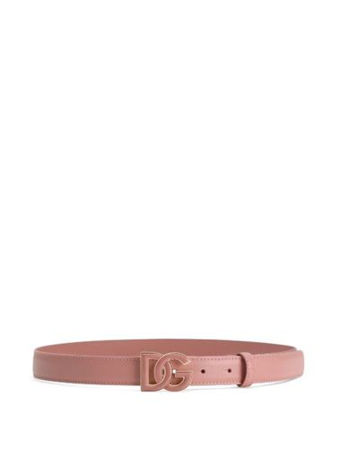 Ceinture à plaque logo - Dolce & Gabbana - Modalova