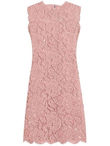 Robe courte à détail de dentelle - Dolce & Gabbana - Modalova