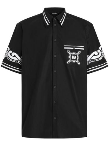 Chemise imprimée en popeline - Dolce & Gabbana - Modalova